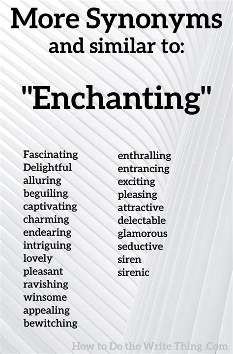 synonyms for enchant|More.